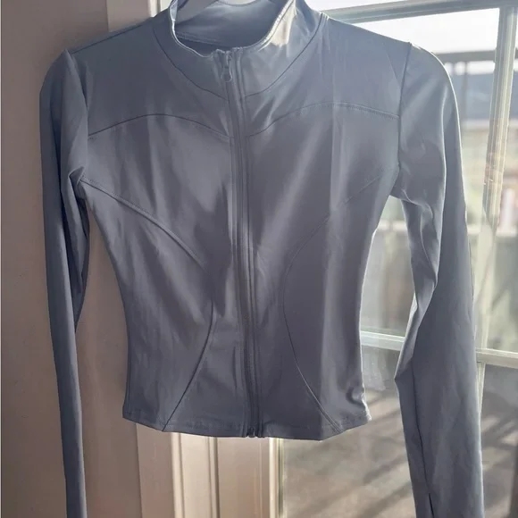 Women's Light Blue Jacket - Picture 4 of 8